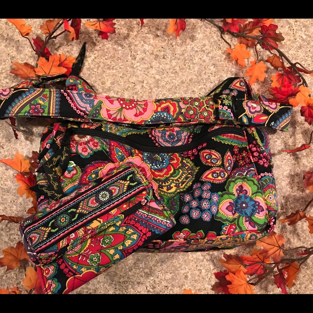 Vera Bradley purse and wallet.